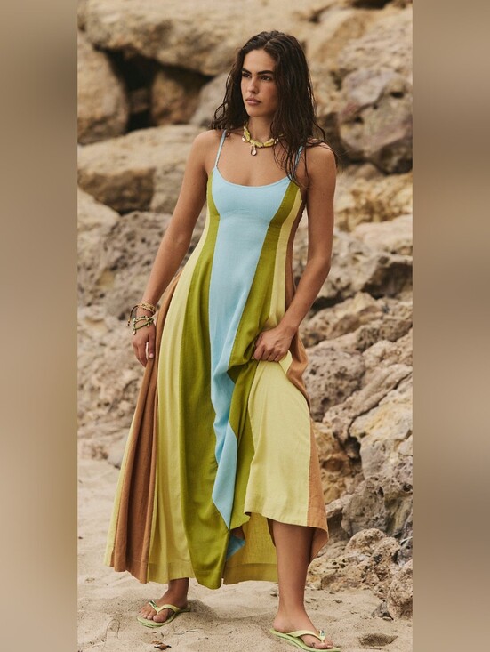 Free People Color Harmony Dress Size S-M